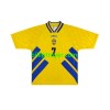 Billige Fotballdrakter Sverige Henrik Larsson 7 Retro Hjemmedraktsett 1994 Kortermet